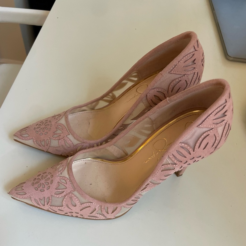 Pink Jessica Simpson Heels